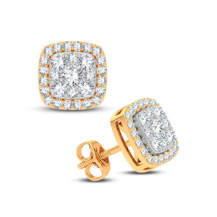 14K 1.00CT DIAMOND EARRING