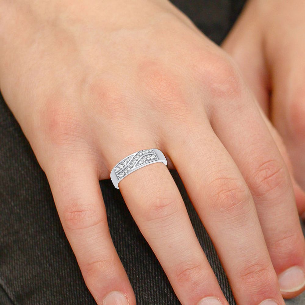 14K 0.83CT DIAMOND TRIO SET