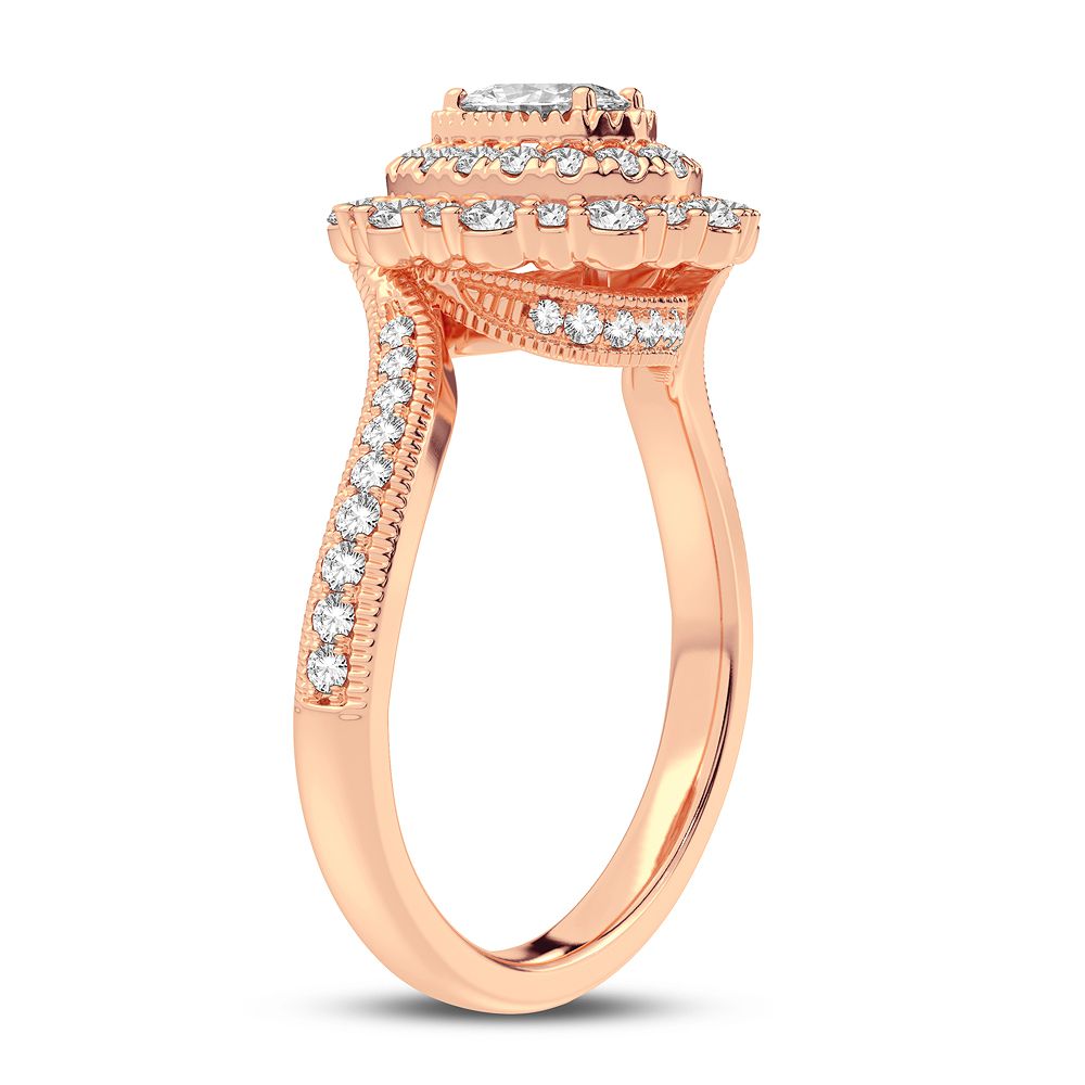 14K 0.90CT Diamond Ring