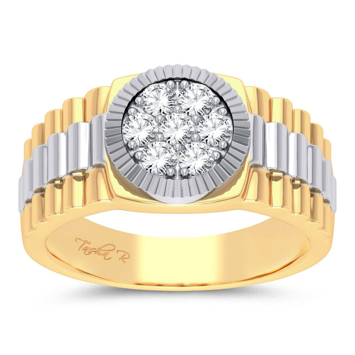 14K 0.50ct Diamond Mens Ring