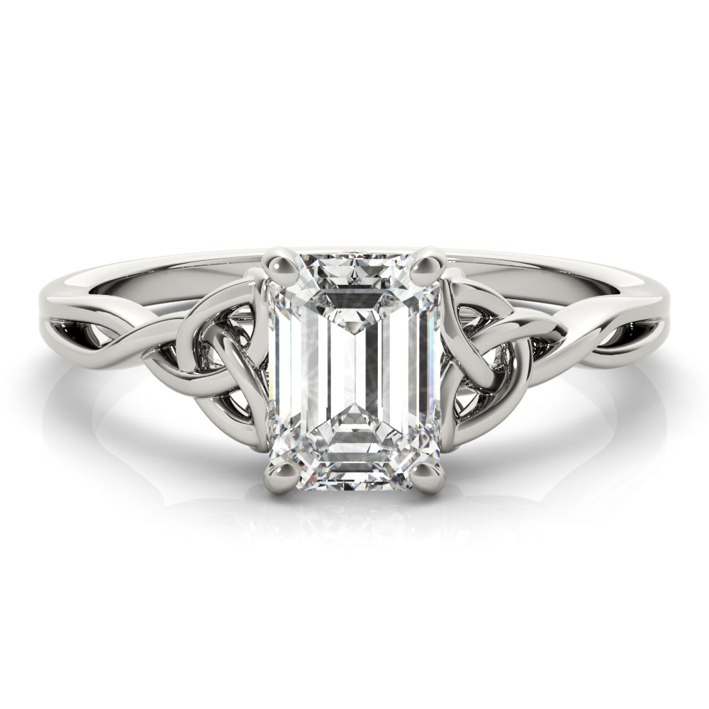EMERALD CUT COLOR SOLITAIRE