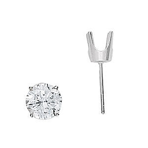 0.05CT STAND 4PR DIA EARRINGS Complete per pair.